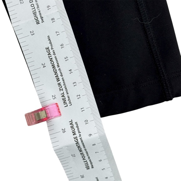 Victorias Secret Pink Active Black Leggings Medium 26" Inseam VS Womens - Picture 7 of 8